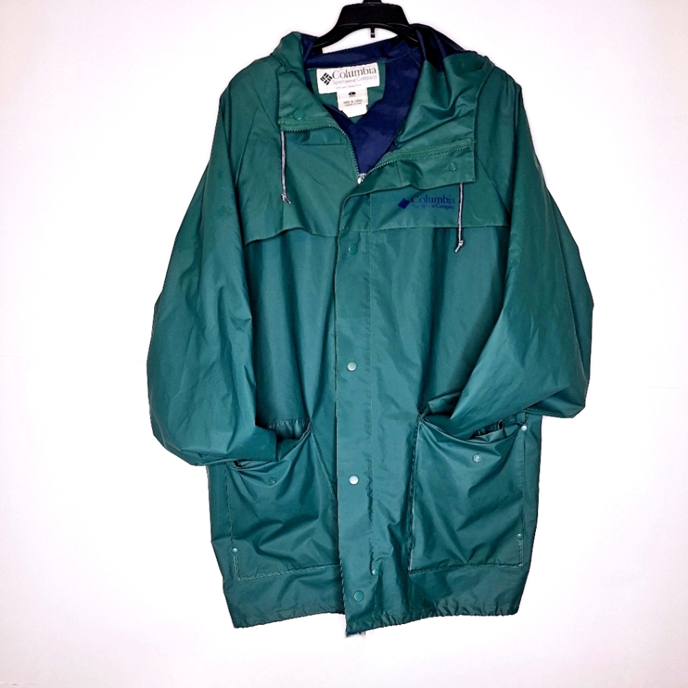 Columbia brand "The Outdoor Explorer" All Weather Rain Slicker. Style #RM0120.